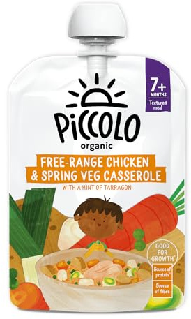 Piccolo Organic Spring Vegetables & Chicken Casserole Meal, 130g