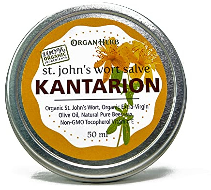 Organic St. John's Wort Salve (Kantarion) 2 oz