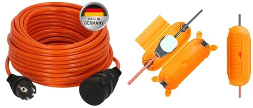 Brennenstuhl BREMAXX Verlängerungskabel & Safe-Box Big IP44 / Schutzbox für Verlängerungskabel (Schutzkapsel für Kabel im Außenbereich) gelb