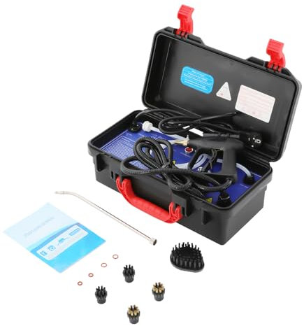 Lavadora de vapor portátil de alta presión 3 kW alta temperatura máquina de limpieza hogar coche limpiador vapor Steam Cleaner 5 bar para estufas, inodoros, suelos, armarios de ventilación