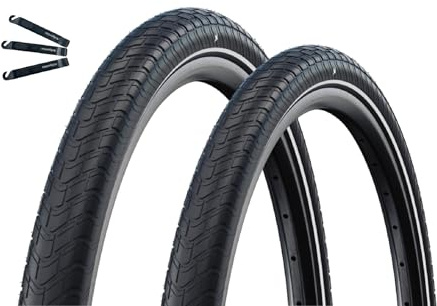 Schwalbe Motion Big Apple cykeldäck RaceGuard ADDIX Green E-25 svart + reflex 50–305 (16 x 2,0)