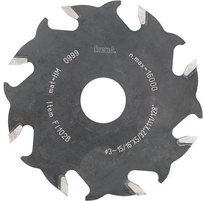 Freud FI102: 4 8-Tooth Replacement Blade for JS100, JS102 or Similar Biscuit Joiner