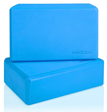 Les Blocs de Mousse Yoga Lot DE 22,9 x 15,2 x 7,6 cm, Haute densité d'exercice de Pilates Briques, Prise en Charge de Vos Exercices et s'ouvre à Votre Corps, Vous Offrir Une Stable Fond de Teint