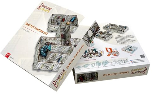 Archon Studio 73002 Dungeon & Laser Miniatures: Fantasy Starter Set Archon Accessories, Multi-Coloured
