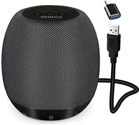 YYV PC Lautsprecher, Wired Computer Lautsprecher für Desktop/Laptop/Notebook, Mini USB PC Lautsprecher mit Stereo-Sound und Enhanced Bass, 3D Breitband Lautsprecher, Plug and Play (Grey)