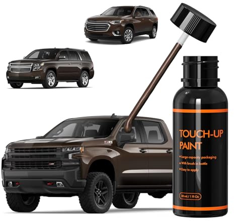 XTryfun G2X/9V4/WA439C Havana Brown Touch Up Paint for Chevy, DIY Car Paint Scratch Repair Kit, Automotive Paints, Quick & Easy Fix Scratch Repair Compatible with Chevrolet/Silverado/Tahoe/Traverse