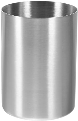 Happyyami Stainless Steel Beer Mug Toothbrush Tumbler Cup Water Cup Beverage for Home Party Travel Washroom Use 3.62 X 2.95 X 2.95in