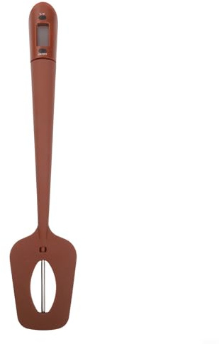 GANCEI Spatola digitale 2 in 1 per termometro da zucchero con silicone alimentare e sonda in acciaio inossidabile, intervallo da -50 a 300 °C, commutabile Celsius/Fahrenheit