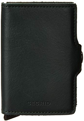 Secrid Porte-Cartes Double pour Homme au Format enveloppe, Vert, 10,2 x 6,5 x 2,1 cm, Classique, Vert, 10,2 x 6,5 x 2,1 cm, Classique