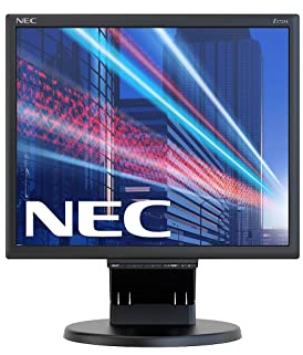 NEC MultiSync E172M-BK 43 cm (17 Zoll) (1.280x1.024, 5:4, TN-Panel, DisplayPort, HDMI, VGA, Kopfhörer)