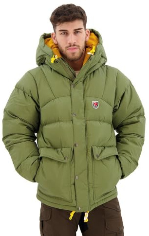 FJALLRAVEN 84605-620-161 Expedition Down Lite Jacket M Jacket Men's Green-Mustard Yellow Size XS