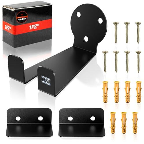 1PZ F2A-B1H Bicycle Stand, Set of 3, Bicycle Stand, Vertical Bicycle Hook for Bicycle Rack, Bicycle Stand, Wall Mount, Robust Bicycle Mount, Pedal Mounting Hooks for E-Bike, MTB, City Bike