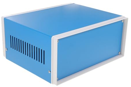 Healvian Elektronikgehäuse Elektronisches Projektgehäuse Anschlussgehäuse Aluminiumbox