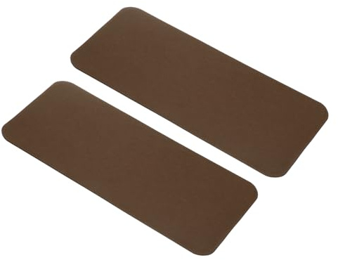 QUARKZMAN 2 Piezas Formador de Base de Fieltro, Cojín de Fondo Rectangular 14.6x6.7 Pulgadas, Insertable para Bolsos de Mano, Tote, Bandoleras, Mochilas con Esquinas Redondeadas, Color Café