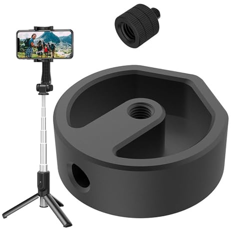 Soporte para Trípode de Cámara | Componentes de Fijación,Sujeción para Trípode De Teléfono | para Vlogging con Teléfono, Filmación de Video, Grabación, Fotografía y Viajes