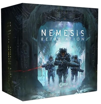 Awaken Realms | Nemesis Retaliation Core Box | Core Box Brädspel, Semi Kooperativ Sci Fi Skräck, Marines, Alienhord Och Anpassningsbar Utrustning | 1-5 Spelare | 120 Minuter