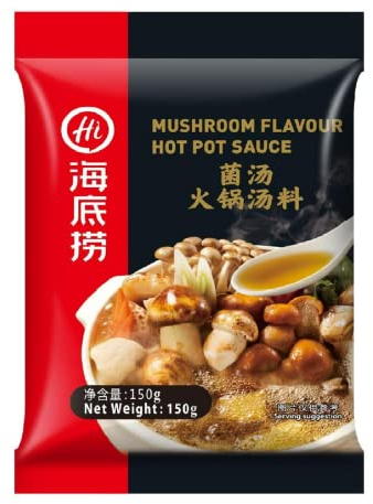 Haidilao Mushroom Flavour Hot Pot Seasoning 150g