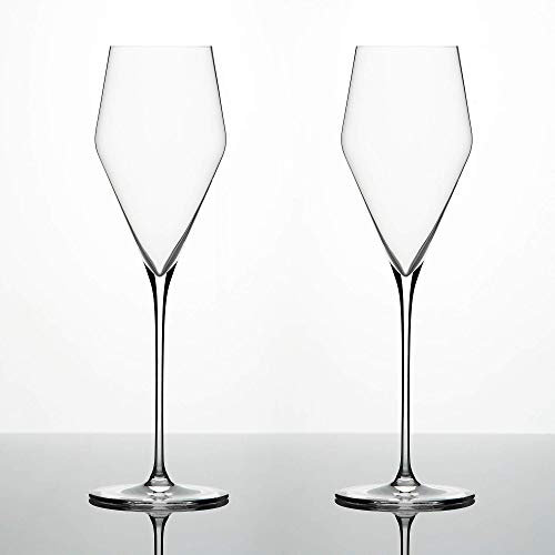 Zalto Denk'Art Champagne Hand-Blown Crystal Wine Glasses | Set of 2
