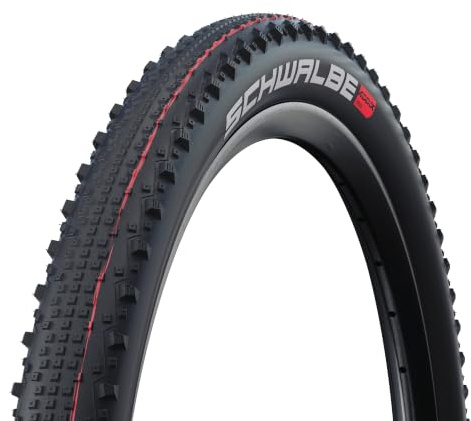 Schwalbe - Thunder Burt MTB and Cross Tubeless Folding Bike Tire | 29 x 2.1 | Evolution Line, Super Race, Addix SpeedGrip | Black/Transparent
