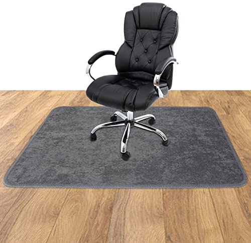 Bürostuhl Unterlage 90X140cm, 4mm Dicke Unterlage Schreibtischstuhl Schutzmatte Bürostuhl rutschfeste Stabil Bodenschutzmatte Rollmatte Bürostuhl Stuhl Unterlegmatte für Laminat, Parkett, Hartböden