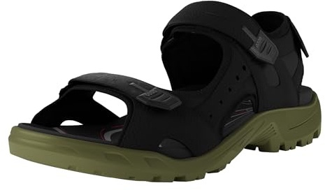 ECCO Yucatan Sport-Sandalen für Herren, Schwarz/Eichel, 9-9.5