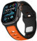 Anlinser Armband Kompatibel mit Apple Watch Armband 49mm 46mm 45mm 44mm 42mm, Sport Band Ersatzbänder Kompatibel mit Apple Watch Ultra 2/Ultra Serie 10 9 8 7 6 5 4 SE, Schwarz-Orange