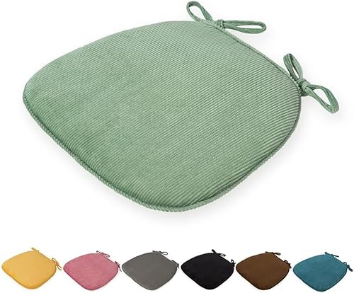Juego De 1/2/4 Cojines para Sillas de Comedor, 43x41x35cm Antideslizante Removible, Cojín de Asiento para Taburete, jardín, Patio, Oficina, Interior, Exterior, hogar,Coche(E5,1PC_43X41X35CM)