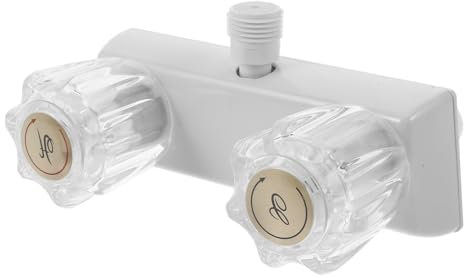 MUCKLILY Rubinetto Per Camper Con Valvola Diverter Miscelatore Per Doccia e Cucina Design Compatto e Funzione Pull-out Facile Della Temperatura Accessorio Per Veicoli Ricreazionali