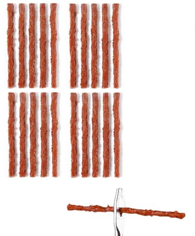 SCJJZ 20 PCS di Strisce Adesive, Kit Riparazione Tubeless Bici,Antiforatura,Riparazione Pneumatici Tubeless Professionali per MTB e Bici,Pneumatici Accessori di Portatile per Riparazione