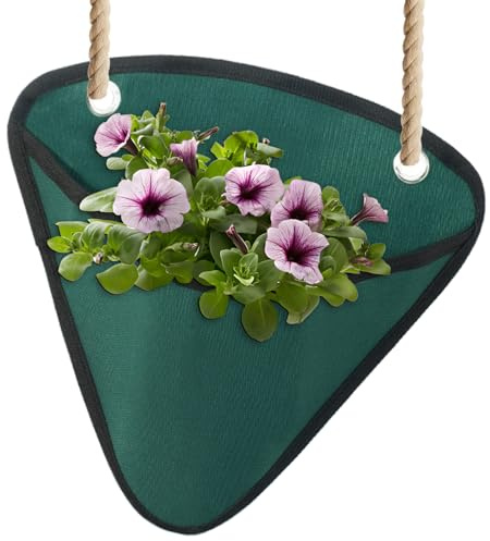 Sacchetto verticale da giardino – Robusto sacchetto per piante da appendere, multifunzionale | vaso di tessuto per ventilazione, soluzione da giardino compatta per piantine, piante grasse, finestre