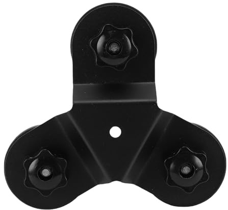 Hamwesh Trippel Sugkopp Bilfäste, Kraftfull 6,5 Cm Sugkoppar Actionkamerafäste, Bilvindrutefäste med 1/4 Tum och 3/8 Tum Skruvgränssnitt för Telefon DSLR Spegelfria Kameror