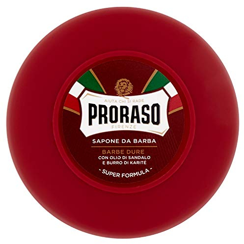 Proraso Sapone Ciotola Rossa Barbe Dure - 150 Ml