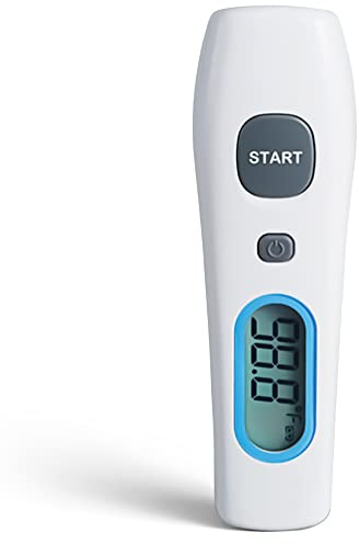 Infared Metris Instruments Model THD2FE Non-Contact Infrared Forehead Body Thermometer | No-Touch Clinical Hospital Medical-Grade Accuracy Digital Thermometers | for Professional and Home Use