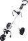 Fast Fold Force Golf-Trolley mit 3 Rädern, weiß, 3 Wheel