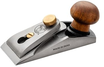 Rockler Bench Dog Small Chisel Plane - Durable Flush Plane w/Hardened Blade & Open Front - Precise Woodworking Tools for Trimming & Shaving - Perfect Craft Tools Kit w/Case