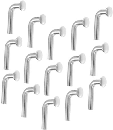 BUGUUYO Pasador De Seguridad Tipo j De 6 Mm Para Estanterías De Palés Juego De 50 Unidades Acero Galvanizado Soporte Robusto Pasadores De Caída Para Almacenamiento Industrial