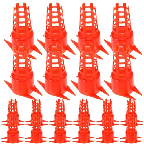 Ciieeo Gabbie per Allevamento Api Regine in Plastica Rosso 20 Pezzi, Leggere e Facili da Spostare, per Lavori di Apicoltura in Fattoria