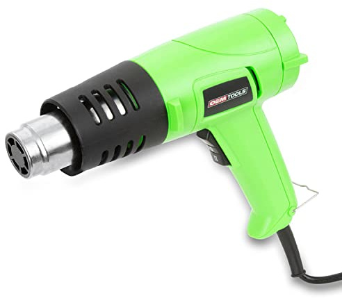 OEMTOOLS 24665 Dual Temperature Heat Gun, 1200W Corded Hot Air Blower, 120V Shop Heat Gun For Vinyl Wrap, Paint, Removing Adhesives, Nuts and Bolts, Crafting, 482F/842F Heating Tool
