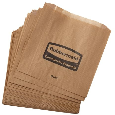 Rubbermaid Commercial Products Waxed Bags for Napkin Receptacle (Bag of 50)
