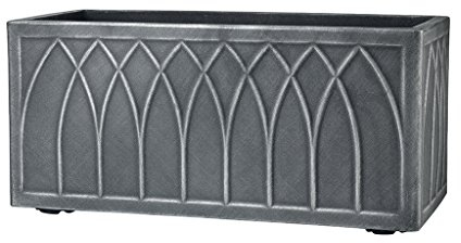 Stewart 5122031 70 Centimeter Versailles Trough Planter Pewter