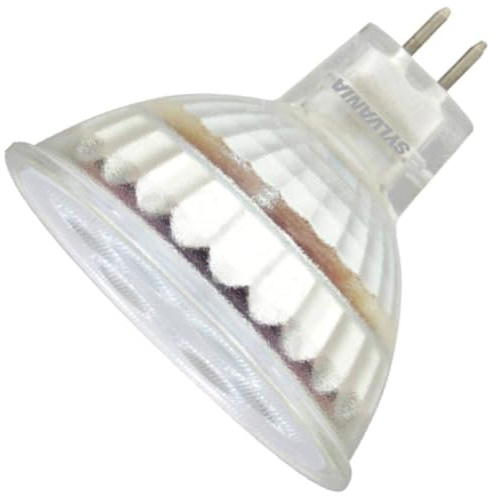 Sylvania UltraLED MR16 Flood Light Bulb, 20W = 5W, Dimmable, 22 Year, GU5.3 Bi-Pin Base, 350 Lumens, 3000K, Glass – 1 Pack (78233)