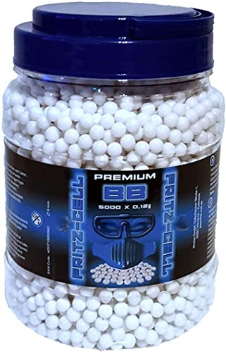 Airsoft Softair Kugeln Fritz-Cell Premium BBS 6 mm 0,20g 5000 Stück in praktischem Behälter