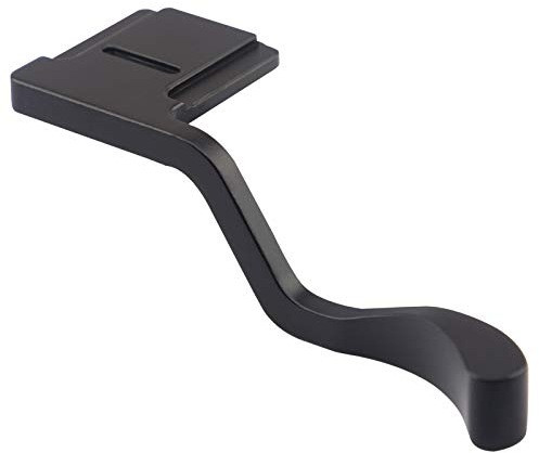 Haoge XS10B Daumenauflage für Fujifilm XS20 Fuji Fujinon XS10, Fuji XS-20, XS10, XS-10, Kamera Metall Blitzschuh Handgriff Zubehör schwarz