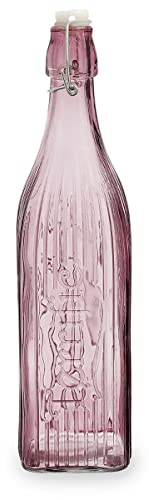 Quid Viba Bouteille avec bouchon en verre Sodo Passe au réfrigérateur Non compatible micro-ondes Recyclable 1 l