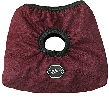 ARBO-INOX Steigbügelschoner Öffnung für Steigbügelriemen Gummizug (Bordeaux)