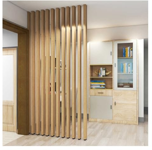 Cloison De Séparation for Hall D'entrée,Grille De Colonne du Sol Au Plafond,cloison De Séparation en Lattes De Bois,Poteau De Séparation for Salon De Thé,hôtel(70cm/27.5in/2.3ft)