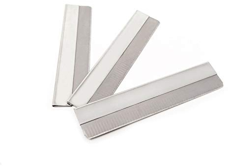 Honbay 50PCS Stainless Steel Eyebrow Trimmer Blades Eyebrow Hair Removers with Cover for Women