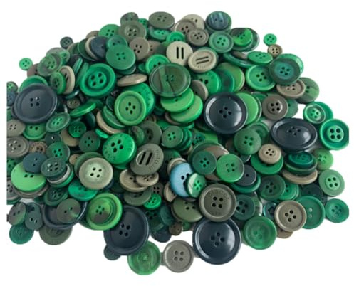 Hrlace 300 g Botones de colores para manualidades, redondos, botones de resina y plástico, botones para niños, varios botones pequeños para coser, manualidades, álbumes de recortes, ropa, decoración