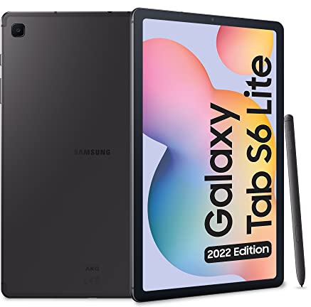Samsung Galaxy Tab S6 Lite (2022), S Pen, Tablet, 10.4 Pollici Touchscreen LCD TFT, LTE, RAM 4 GB, 64 GB espandibili, Batteria 7040 mAh, Tablet Android 12 Oxford Gray [Versione italiana] 2022