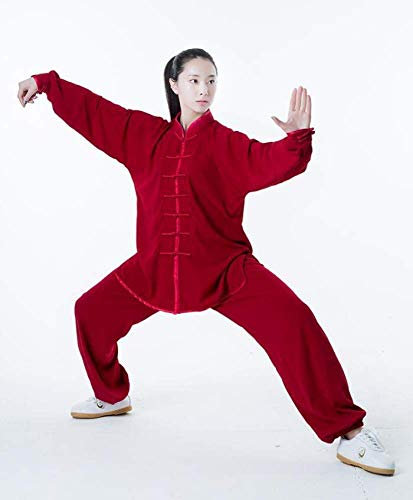 SENNIAN Uniformes De Tai Chi Tradicionales Chinos, Ropa De Uniforme De Tai Chi para Hombres Ropa De Kung Fu Traje De Wushu Qi Gong Artes Marciales Wing Chun Shaolin Kung Fu Taekwondo Unise